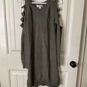 Say What? Dark green size 8 sweater dress